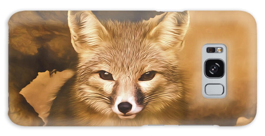 Animal Galaxy Case featuring the photograph Cute Fox by Brian Cross
