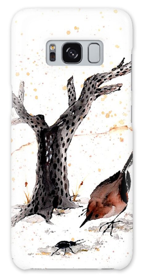 Chinese Brush Painting Galaxy S8 Case featuring the painting Cycles of Life by Bill Searle