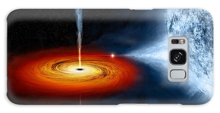 Science Galaxy Case featuring the photograph Cygnus X-1 Stellar Black Hole by NASA CXC MWeiss