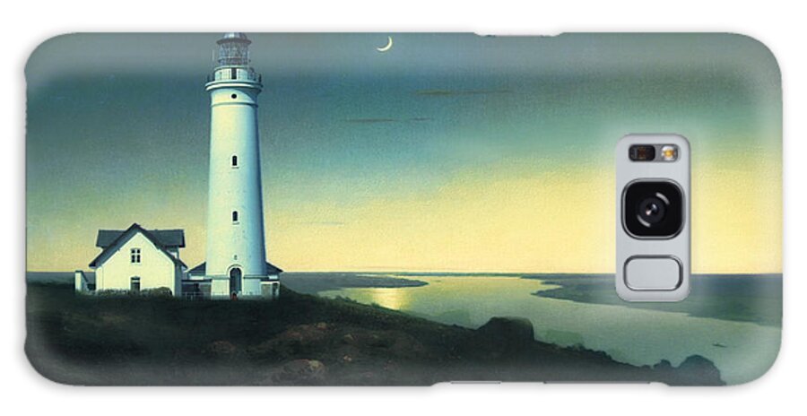 Light House Galaxy Case featuring the painting Daily Illuminations by Douglas MooreZart