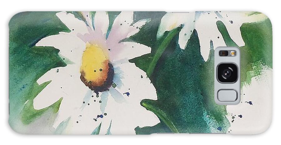  Galaxy Case featuring the painting Daisy Print by Marsha Woods