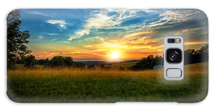 Dale Galaxy Case featuring the photograph Dale Hollow Sunset by Amber Flowers
