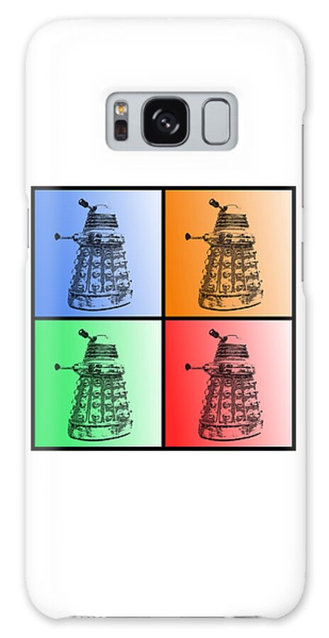 Richard Reeve Galaxy S8 Case featuring the photograph Dalek Pop Art by Richard Reeve