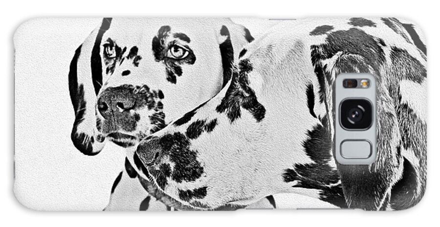 101 Galaxy S8 Case featuring the painting Dalmatians - A Great Breed for the Right Family by Alexandra Till
