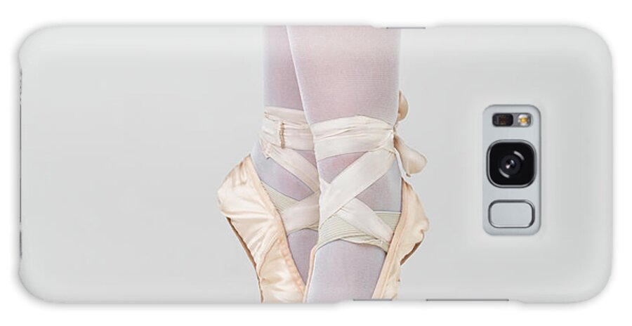 Ballet Dancer Galaxy Case featuring the photograph Dancer In Ballet Shoes Dancing In by Yuri