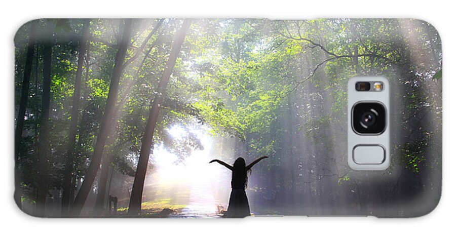 Sunrise Galaxy S8 Case featuring the photograph Dancing In God's Light CopyRight WillaDawn Photography by Melissa Petrey