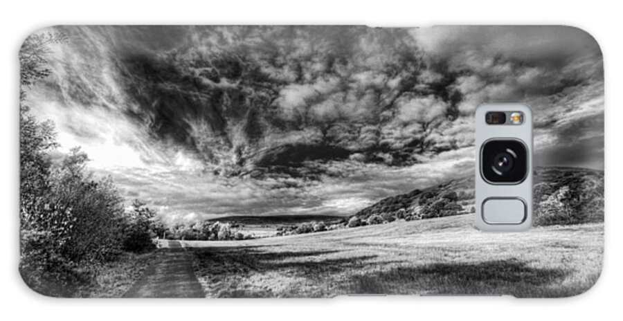Dare Valley Country Park Galaxy Case featuring the photograph Dare Valley Country Park Monochrome by Steve Purnell