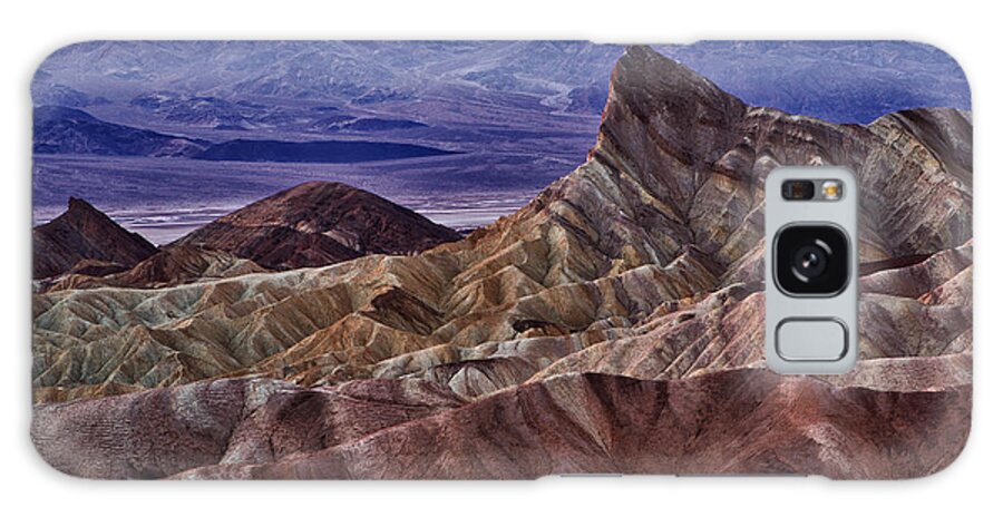 Death Valley Galaxy Case featuring the photograph Dawn at Zabriskie Point by Jerry Fornarotto