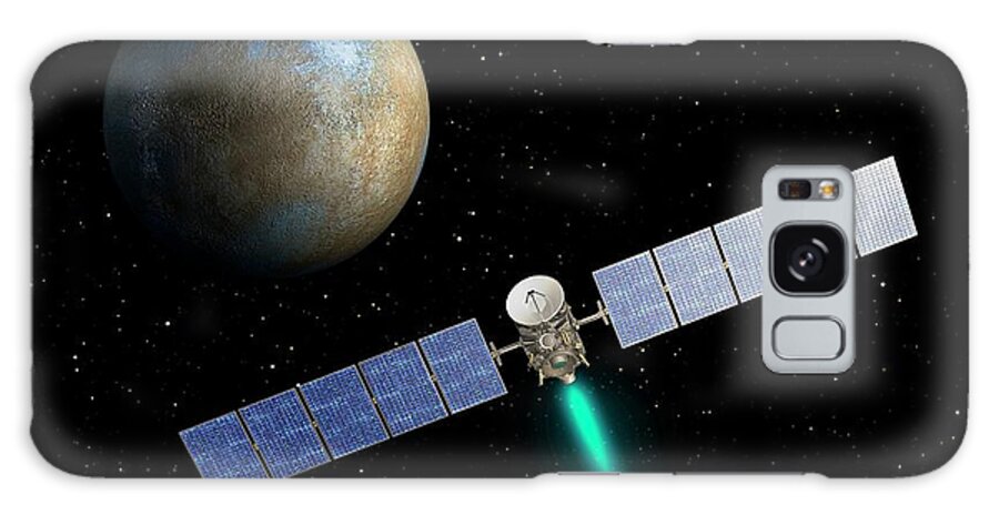 2015 Galaxy Case featuring the photograph Dawn Spacecraft At Ceres by Nasa/jpl-caltech
