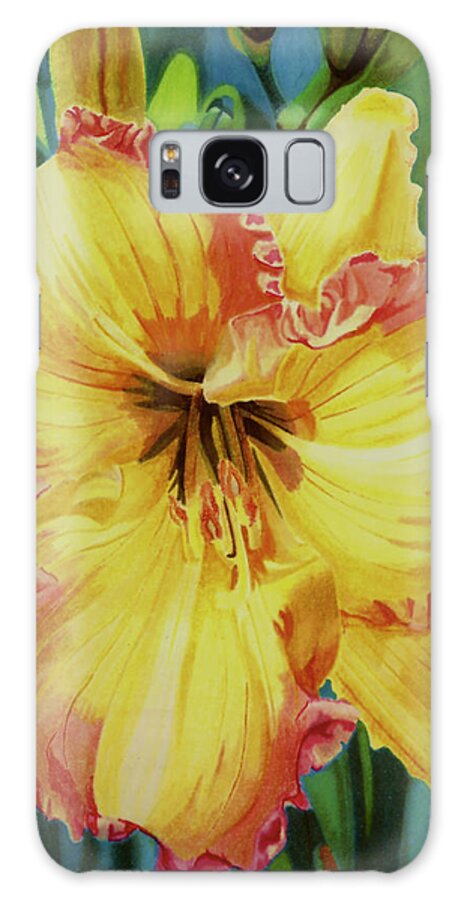 Lily Galaxy Case featuring the drawing Day Lily by Cory Still