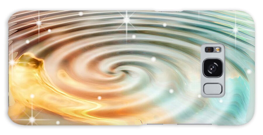 Blue Galaxy Case featuring the digital art Daydreamer's Pool by Wendy J St Christopher
