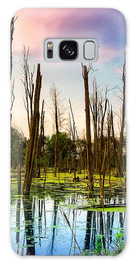 Michigan Galaxy Case featuring the photograph Daylight in the Swamp by Lars Lentz