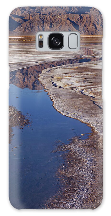 California Galaxy Case featuring the photograph Death Valley Salt Stream #1 by Tom Daniel