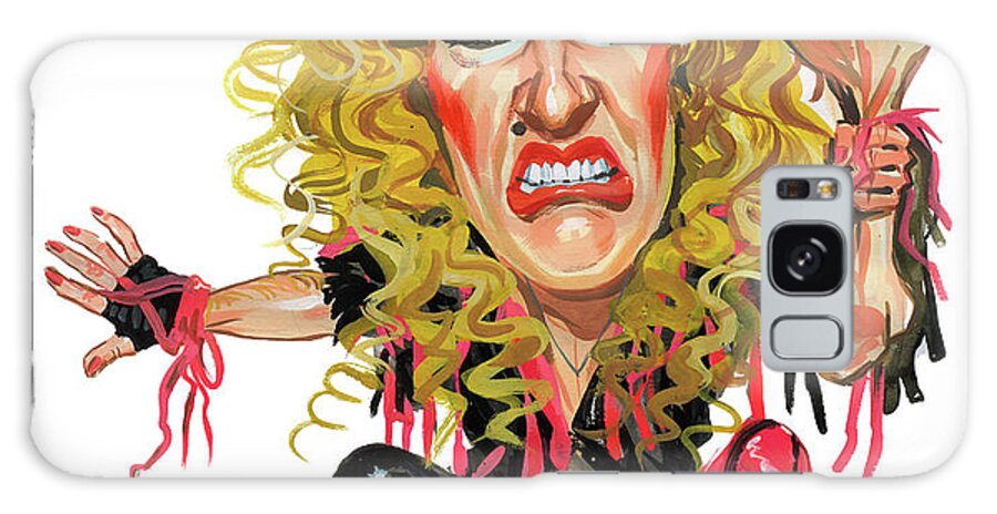 Dee Snider Galaxy Case featuring the painting Dee Snider by Art 