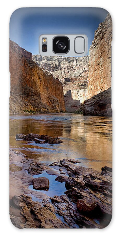 Grand Canyon Galaxy S8 Case featuring the photograph Deep inside the Grand Canyon by Ellen Heaverlo