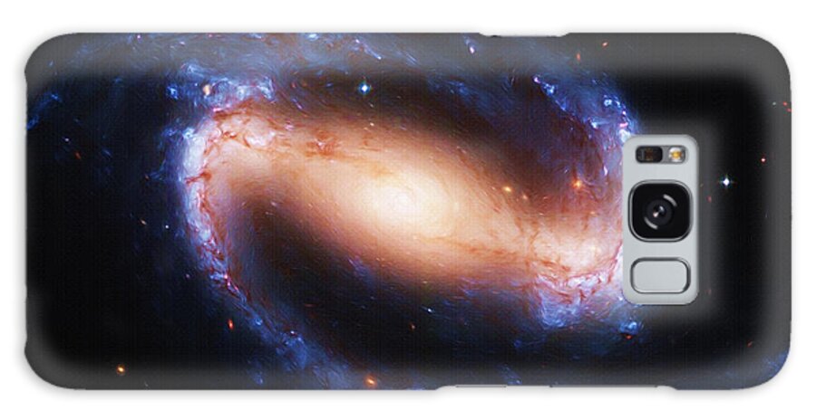 Space Galaxy S8 Case featuring the painting Deep Space by Inspirowl Design