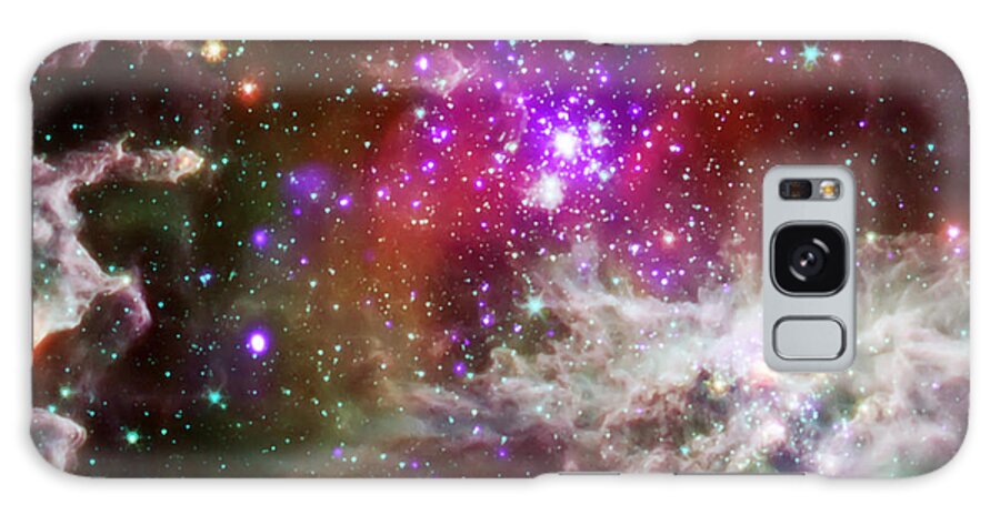 Nasa Images Galaxy Case featuring the photograph Deep Space Nebula 1 by Jennifer Rondinelli Reilly - Fine Art Photography