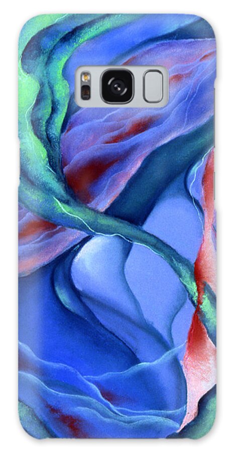 Blue Galaxy Case featuring the pastel Depths by Susan Will