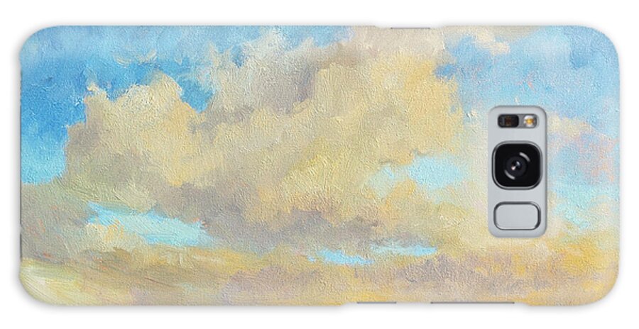 Desert Clouds Galaxy Case featuring the painting Desert Clouds by Diane McClary