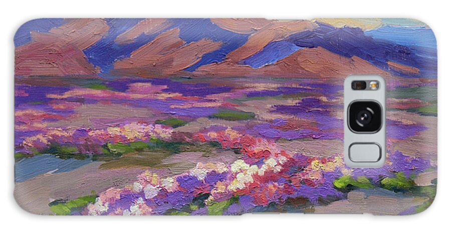 Desert Galaxy Case featuring the painting Desert Spring by Diane McClary