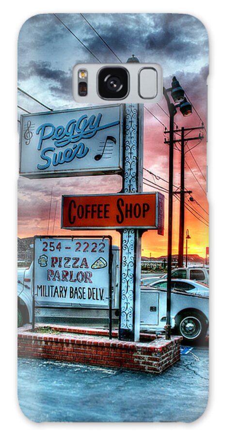 Peggy Galaxy Case featuring the photograph Desert Stop by Steve Parr