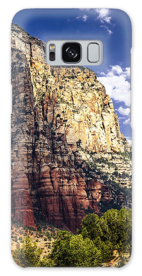 Color Galaxy Case featuring the photograph Desert Towers -1 by Alan Hausenflock