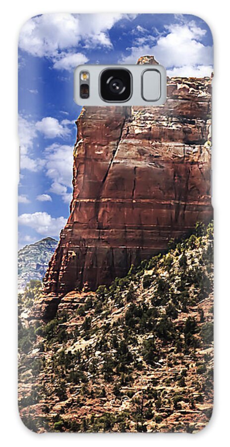 Color Galaxy Case featuring the photograph Desert Towers -2 by Alan Hausenflock