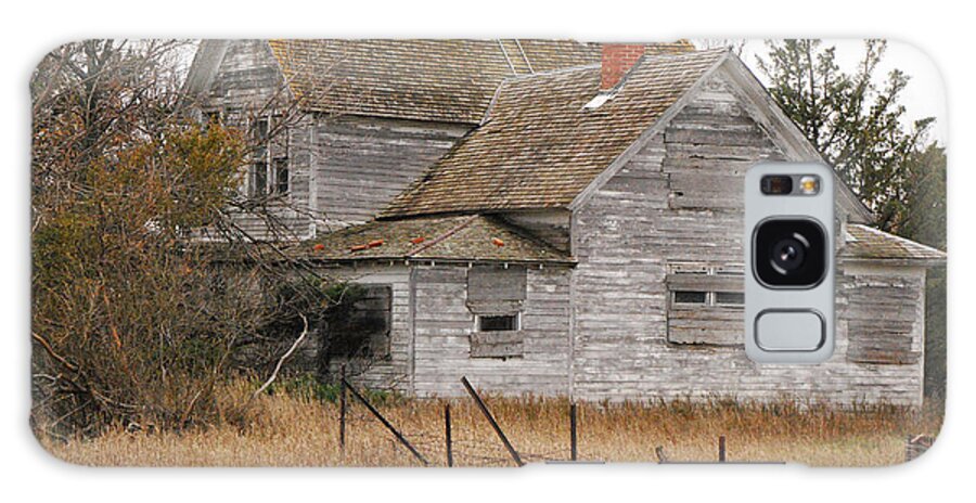 Mary Carol Story Galaxy Case featuring the photograph Deserted House by Mary Carol Story
