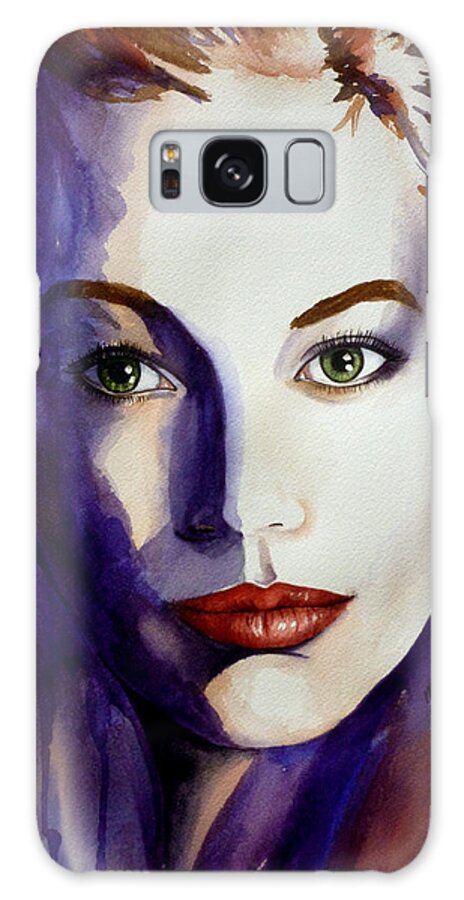 Abstract Realism Galaxy Case featuring the painting Determined by Michal Madison