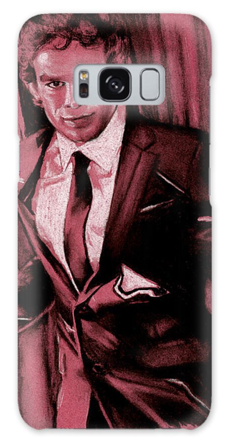 Michael C Hall Galaxy Case featuring the drawing Dexter by Teresa Beveridge