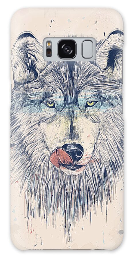 Animal Galaxy Case featuring the drawing Dinner time by Balazs Solti