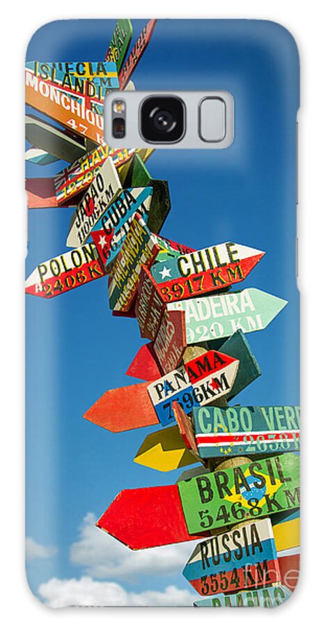 Travel Galaxy Case featuring the photograph Directions Signs by Carlos Caetano