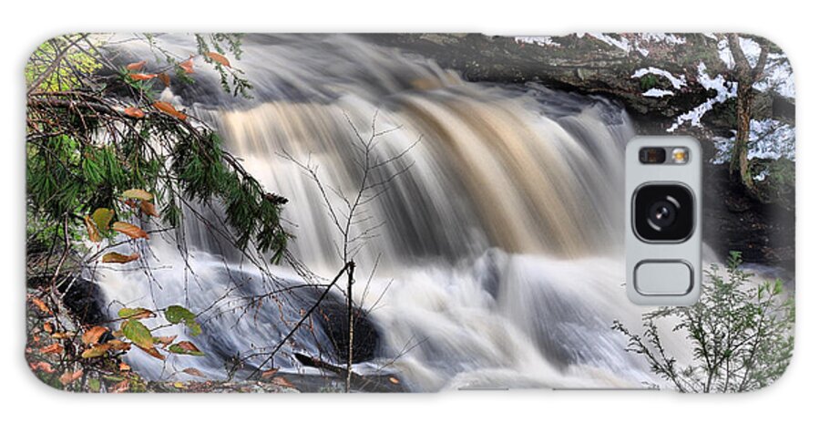 Waterfall Galaxy Case featuring the photograph Doane's Lower Falls in Central Mass. by Mitchell R Grosky