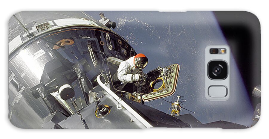 Docked Apollo 9 Command And Service Galaxy Case featuring the photograph Docked Apollo 9 Command And Service by Celestial Images