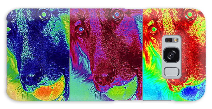Multi Color Galaxy Case featuring the photograph Doggy Doggy Doggy by Cathy Shiflett