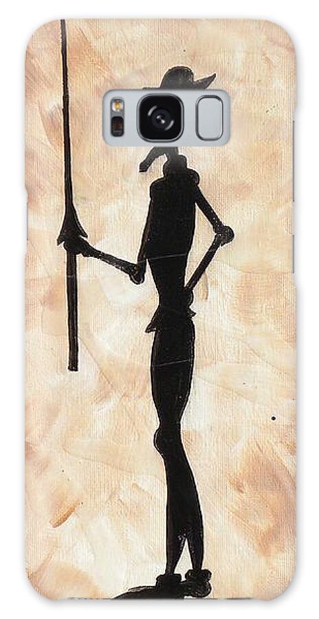 Don Galaxy Case featuring the painting Don Quijote by Edwin Alverio