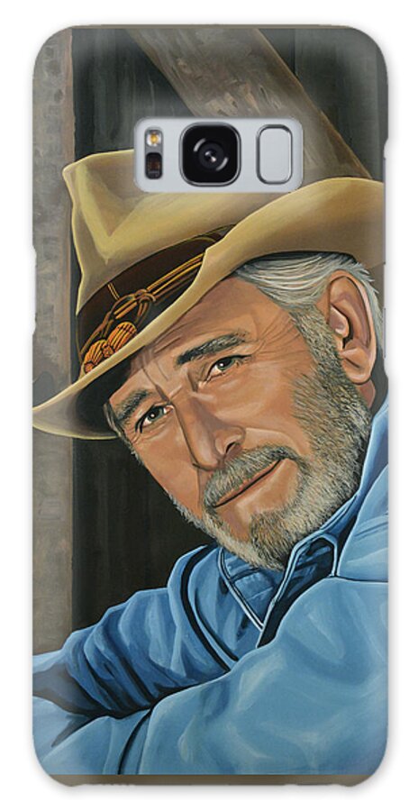 Don Williams Galaxy Case featuring the painting Don Williams Painting by Paul Meijering