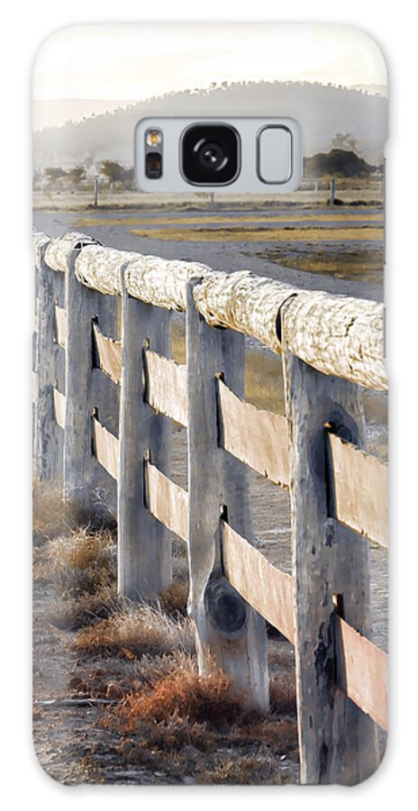 Landscapes Galaxy Case featuring the photograph Don't Fence Me In by Holly Kempe