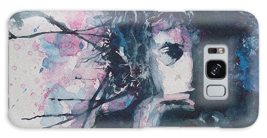 Bob Dylan Galaxy Case featuring the painting Don't Think Twice It's Alright by Paul Lovering