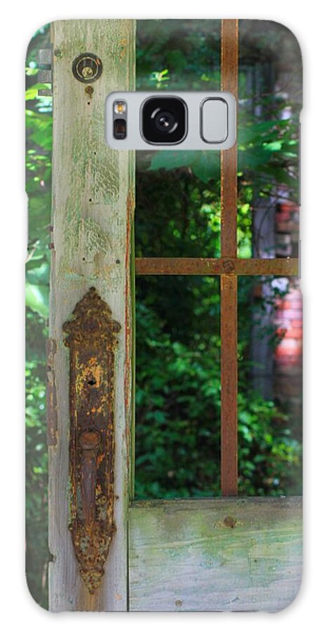 Door Galaxy Case featuring the photograph Door To The Past by Karen Wagner