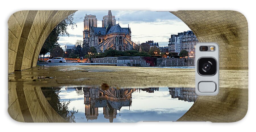 Tranquility Galaxy Case featuring the photograph Double Notre-dame by Rogdy Espinoza Photography