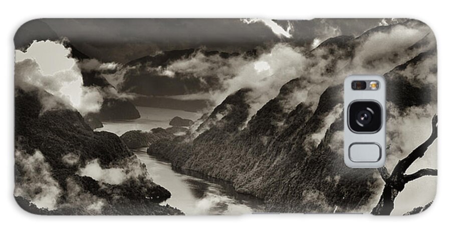 Doubtful Sound Galaxy Case featuring the photograph Doubtful Sound NZ by Dean Ginther