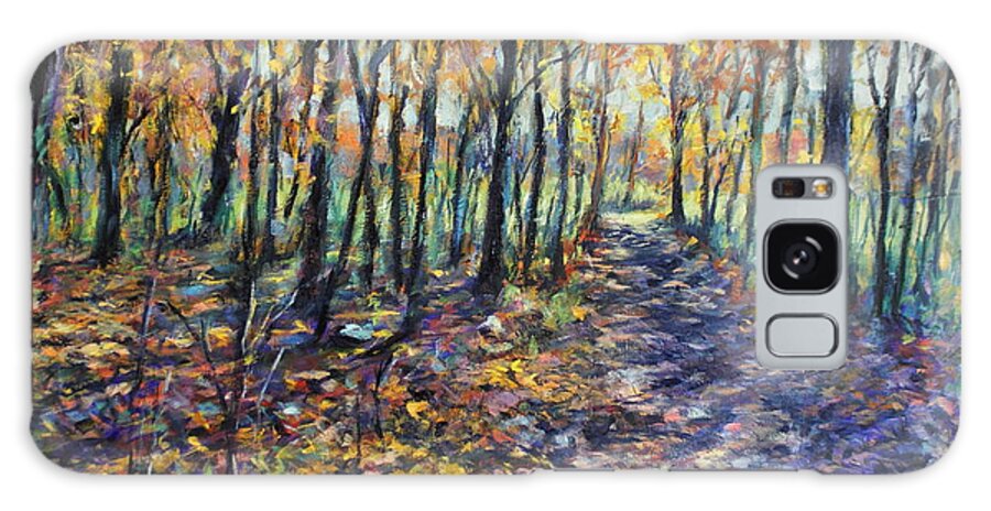 Autumn Galaxy Case featuring the painting Down the path by Daniel W Green
