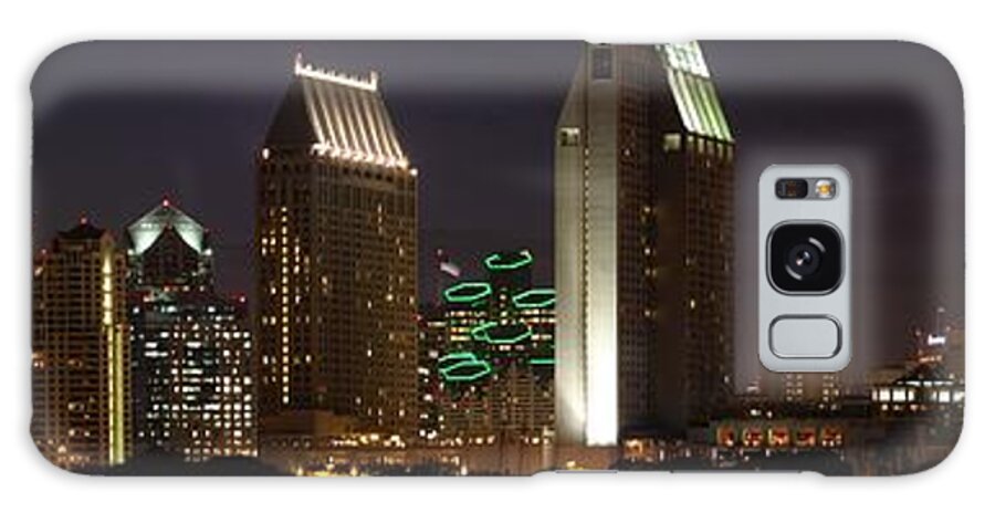Downtown San Diego Galaxy Case featuring the photograph Downtown San Diego at Dusk by Nathan Rupert