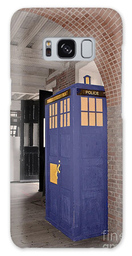 Tardis Galaxy Case featuring the photograph Dr Who by Terri Waters