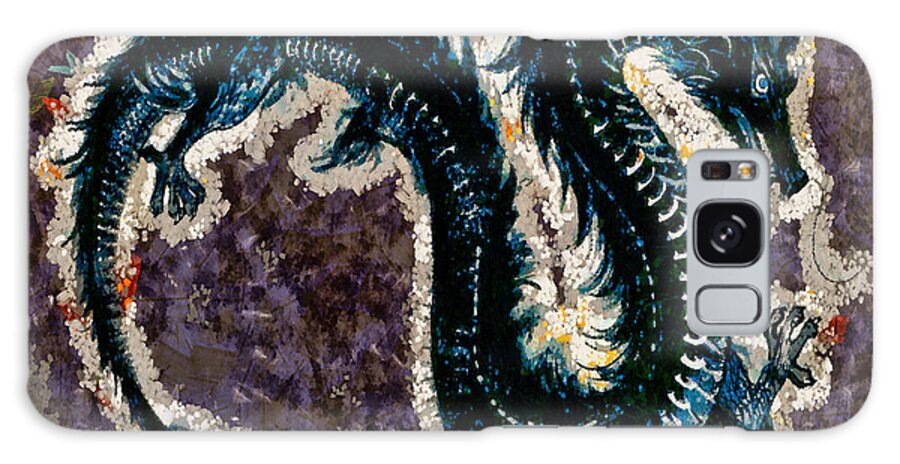 Www.themidnightstreets.net Galaxy Case featuring the painting Dragon by Joe Misrasi