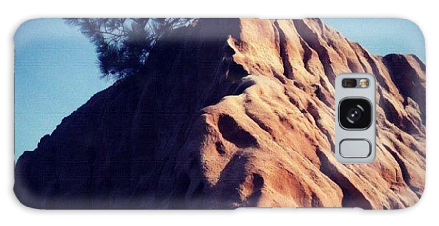 Torrey Pines Preserve Galaxy Case featuring the photograph Dramatic Bluff by Denise Railey