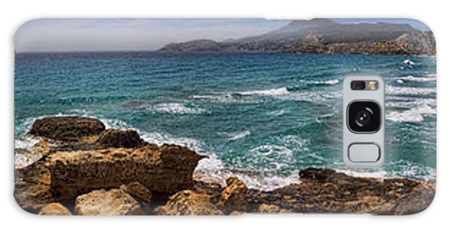 Mandrakia Galaxy Case featuring the photograph Dramatic Ocean Panorama on Milos Island Greece by David Smith