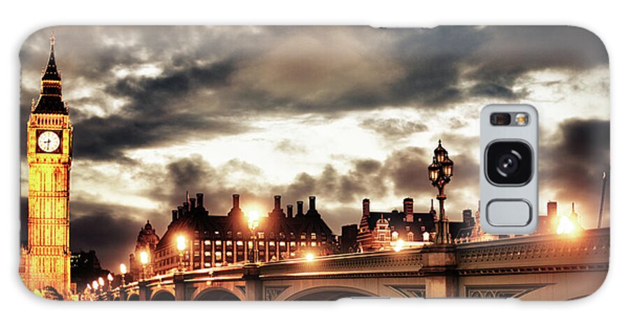 Scenics Galaxy Case featuring the photograph Dramatic Sky, Westminster Bridge, Big by Urbancow