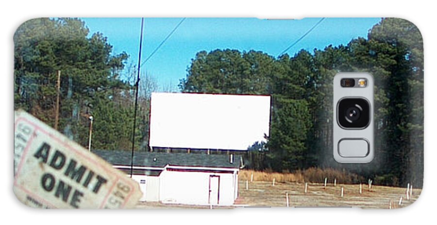 Drive-in Galaxy Case featuring the photograph Drive-in Theater by Jan Marvin by Jan Marvin